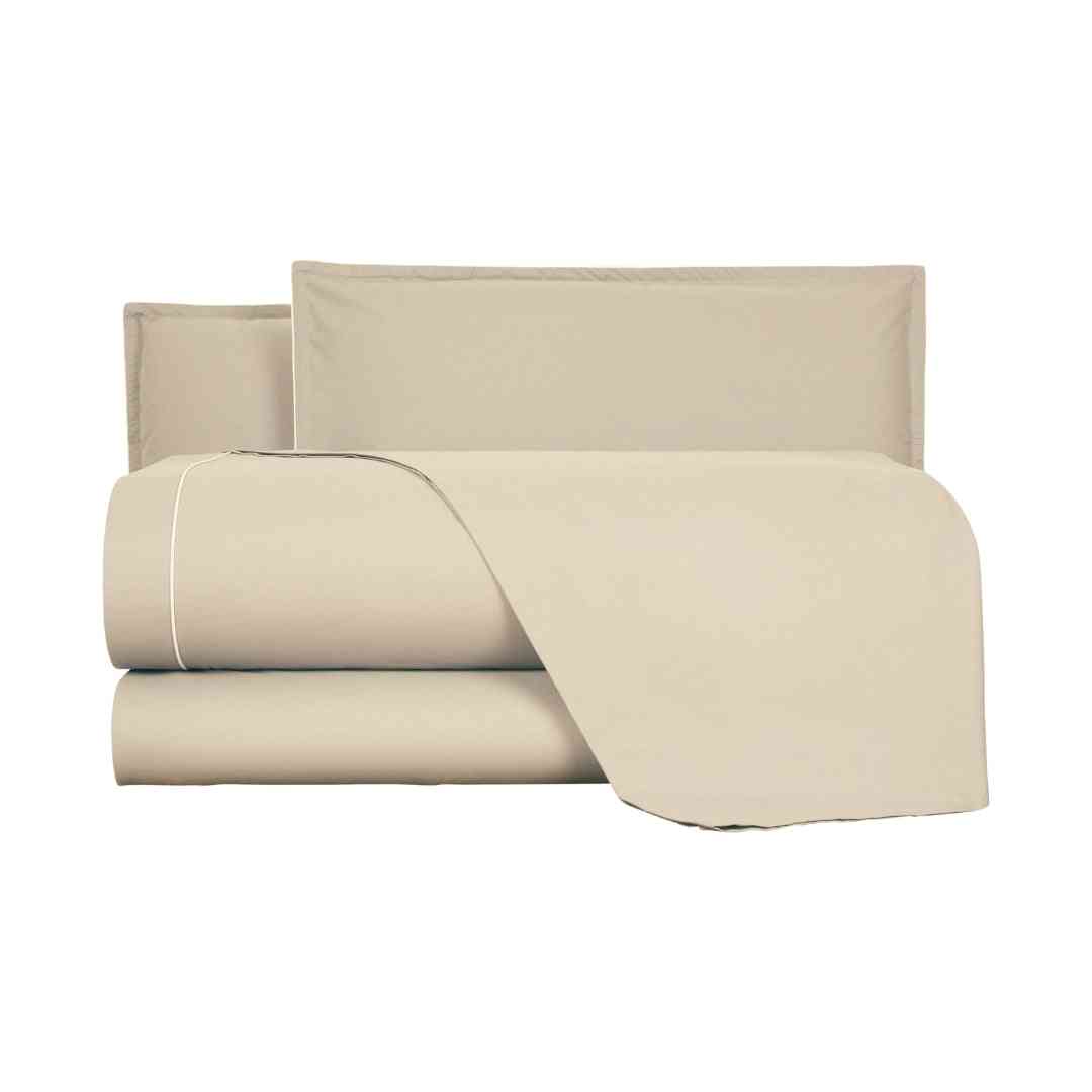 Completo Lenzuola Mirabello Brera Palazzo Sormani Tinta Unita in Percalle