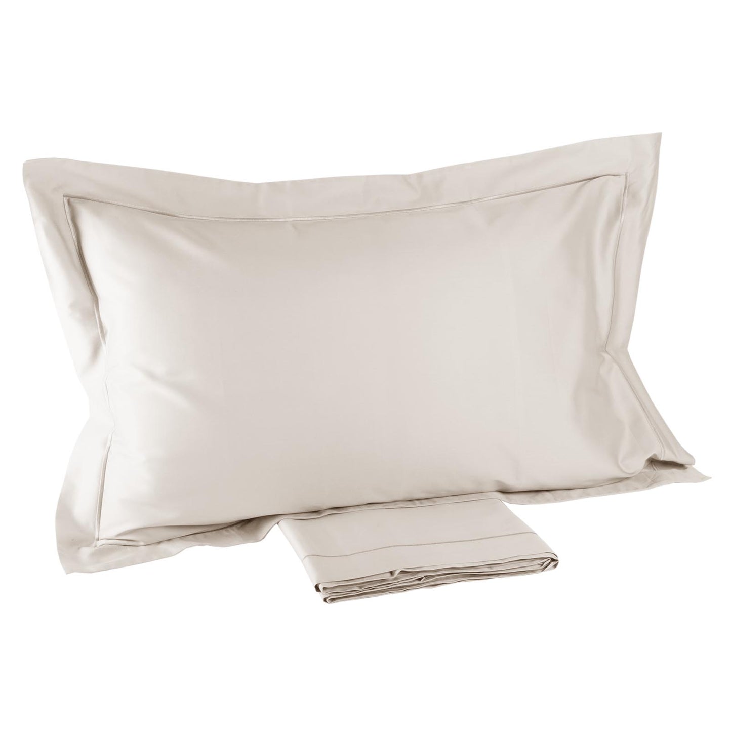 Completo Lenzuola Mirabello Brera Precious sateen Tinta Unita in Raso di cotone