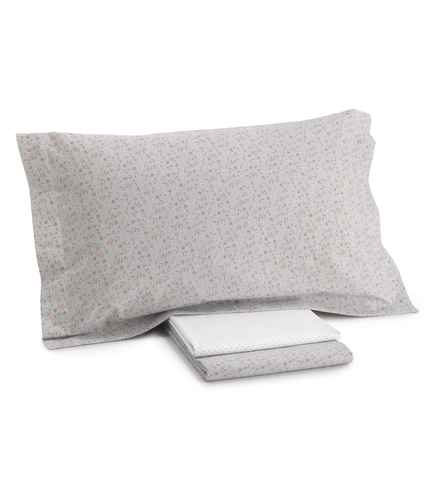 Completo Lenzuola Mirabello Luisiana Rose-mignon Floreale in Percalle