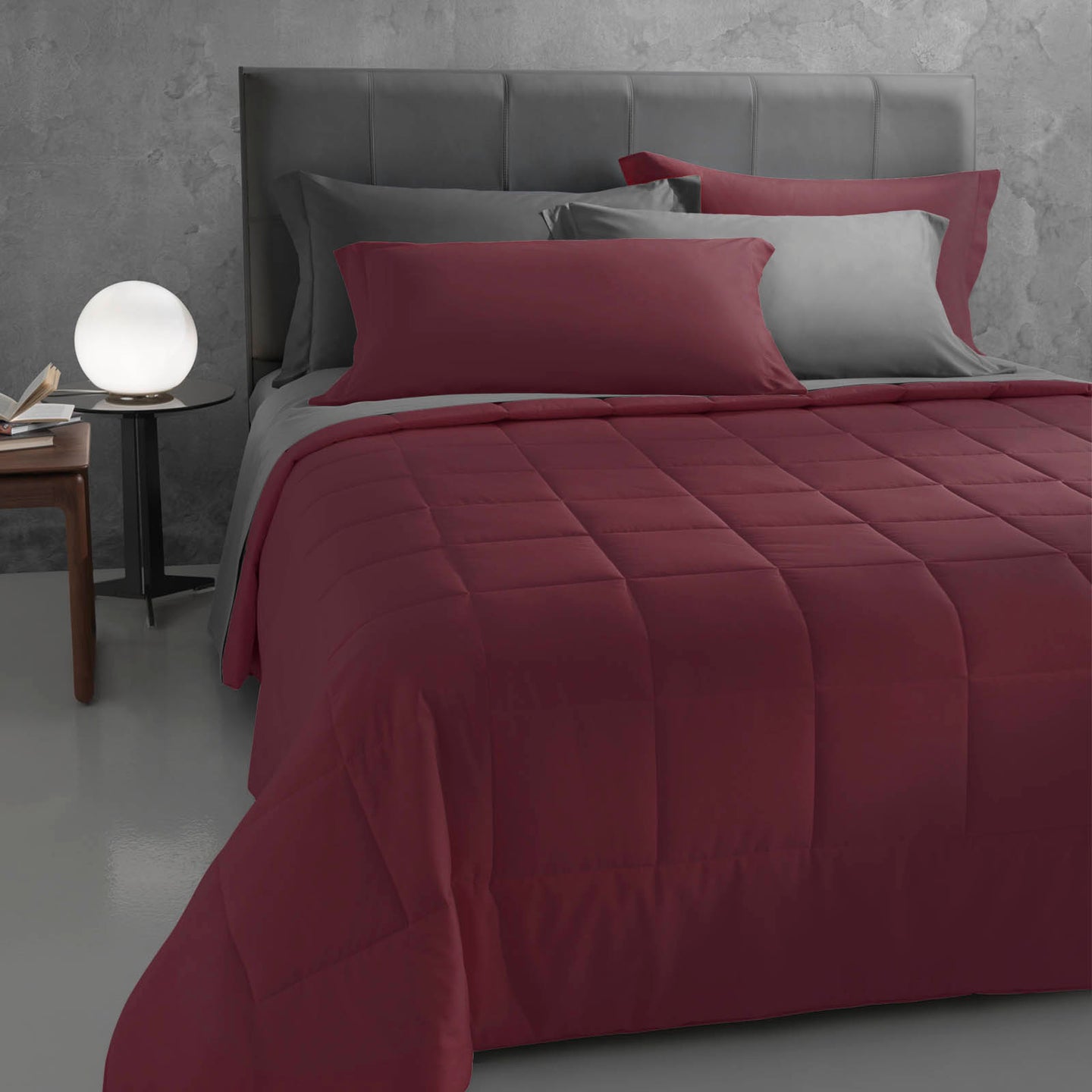 Copriletto Trapuntato Mirabello Luisiana Louisiana Tinta Unita in Percalle Luisiana