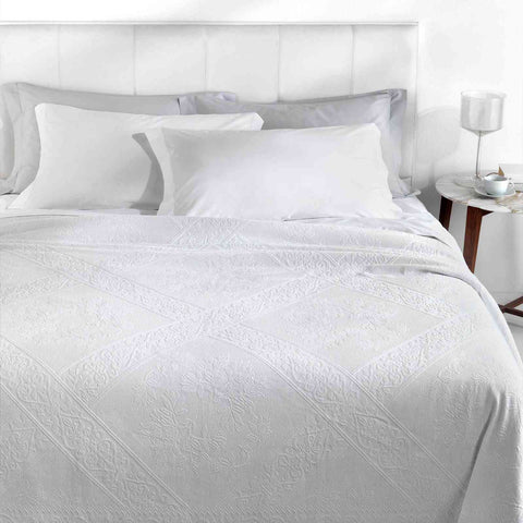 Copriletto non Trapuntato Mirabello Luisiana Lunel Tinta Unita in Cotone