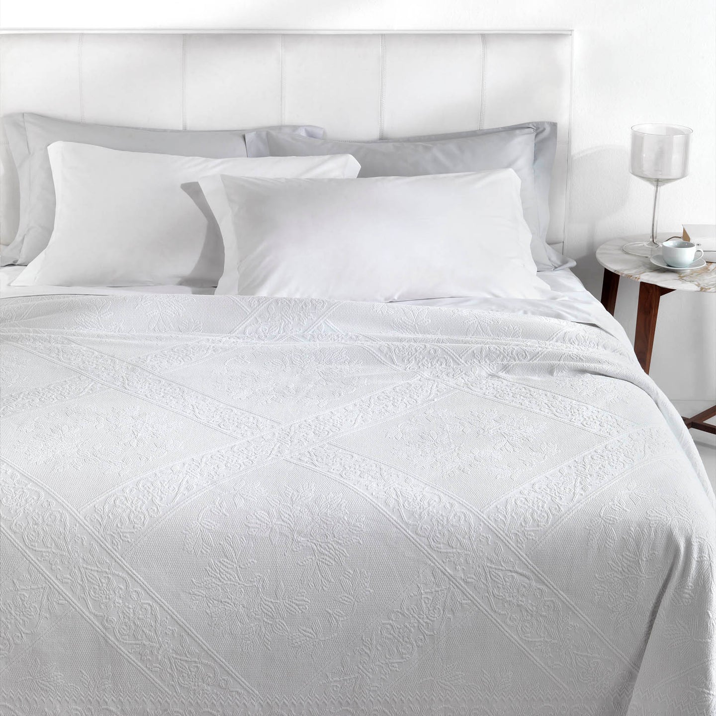 Copriletto non Trapuntato Mirabello Luisiana Lunel Tinta Unita in Cotone