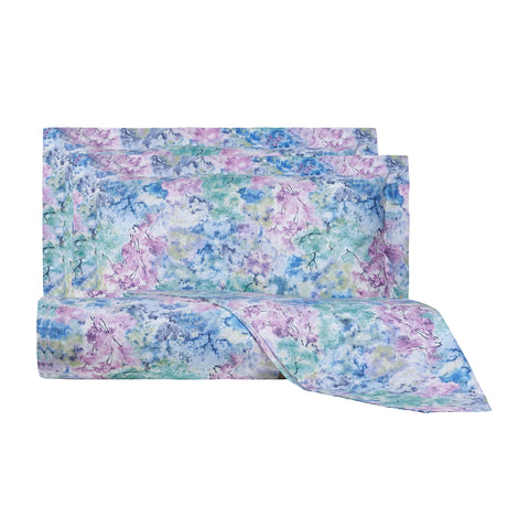 Copripiumino con federe Emporium Trees Floreale in Percalle