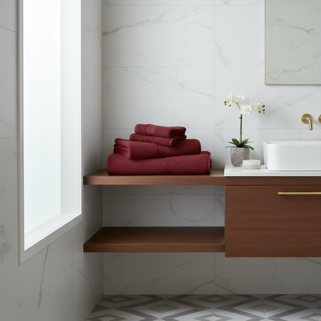 Telo Bagno Carrara Fyber New Fyber Tinta Unita in Spugna