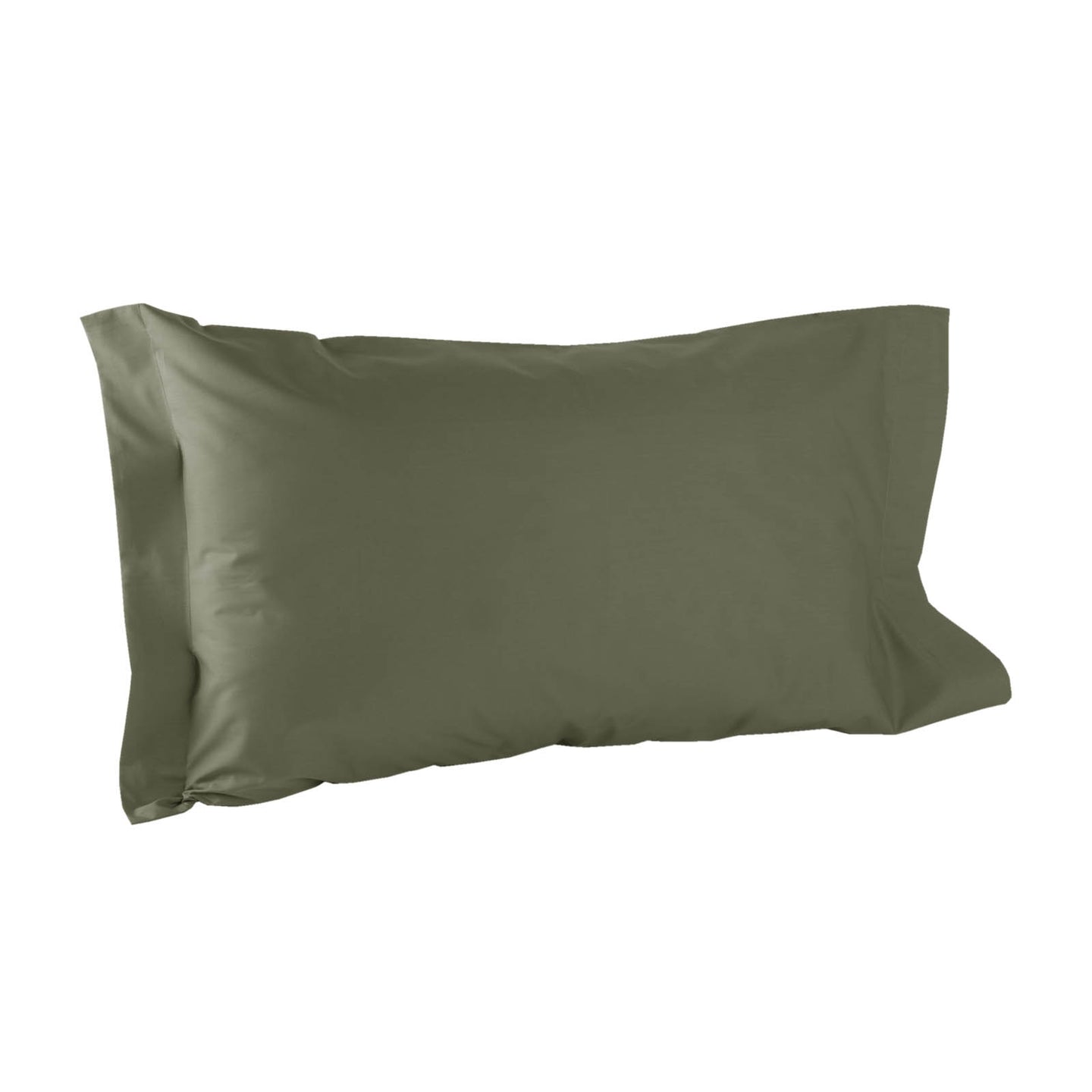 Coppia Federe Mirabello Louisiana Tinta Unita in Percalle Luisiana