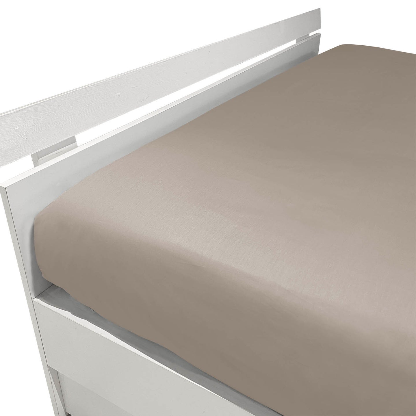 Lenzuolo Inferiore Mirabello Luisiana Louisiana Tinta Unita in Percalle Luisiana