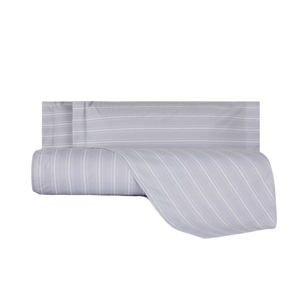 Copripiumino con federe Mirabello Luisiana Oxford Moderno in Percalle