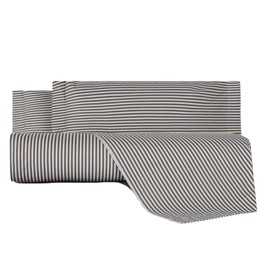 Copripiumino con federe Mirabello Luisiana Polo Geometrico in Percalle