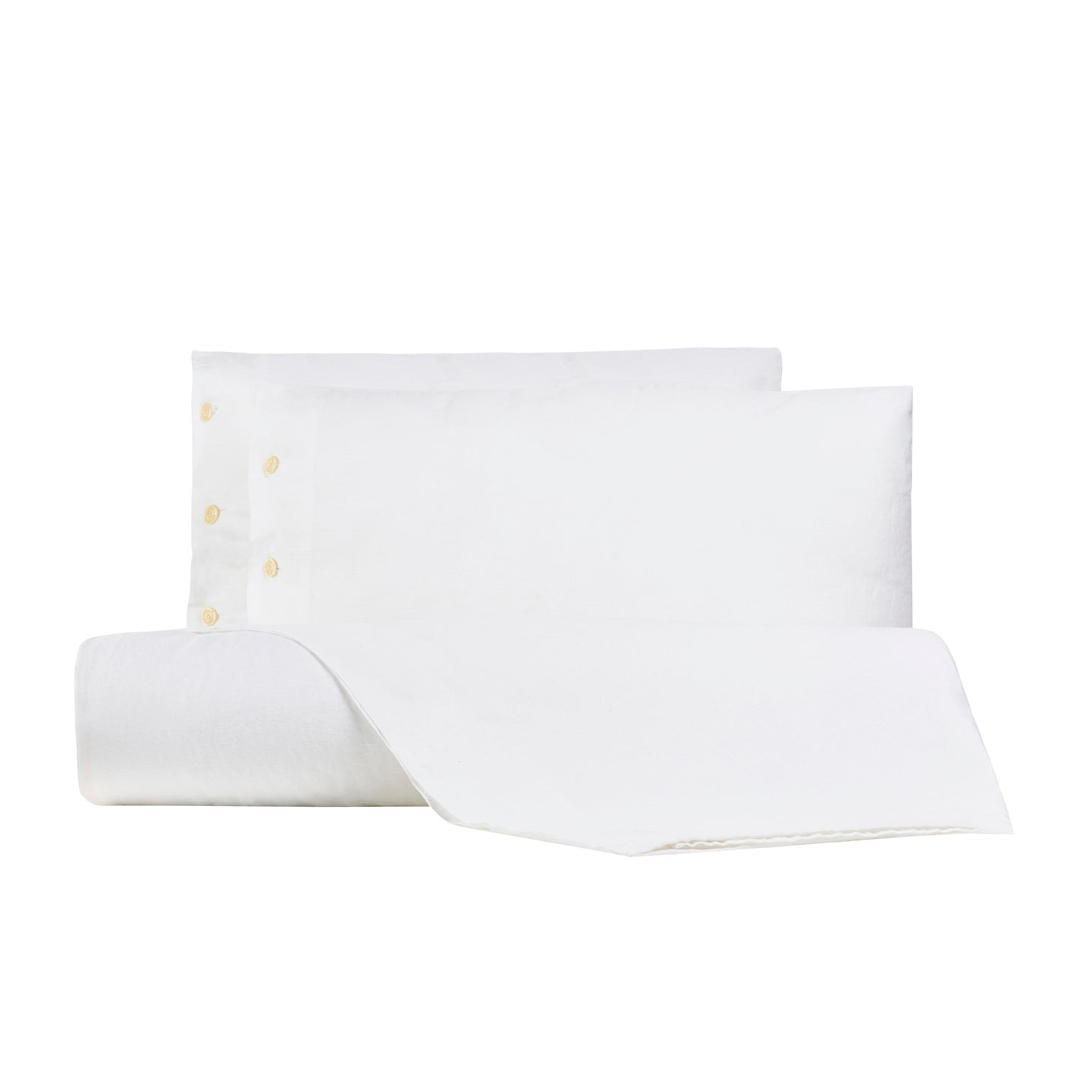 Lenzuolo copriletto con federe Bellora Continuat. Violino Tinta Unita in Misto lino