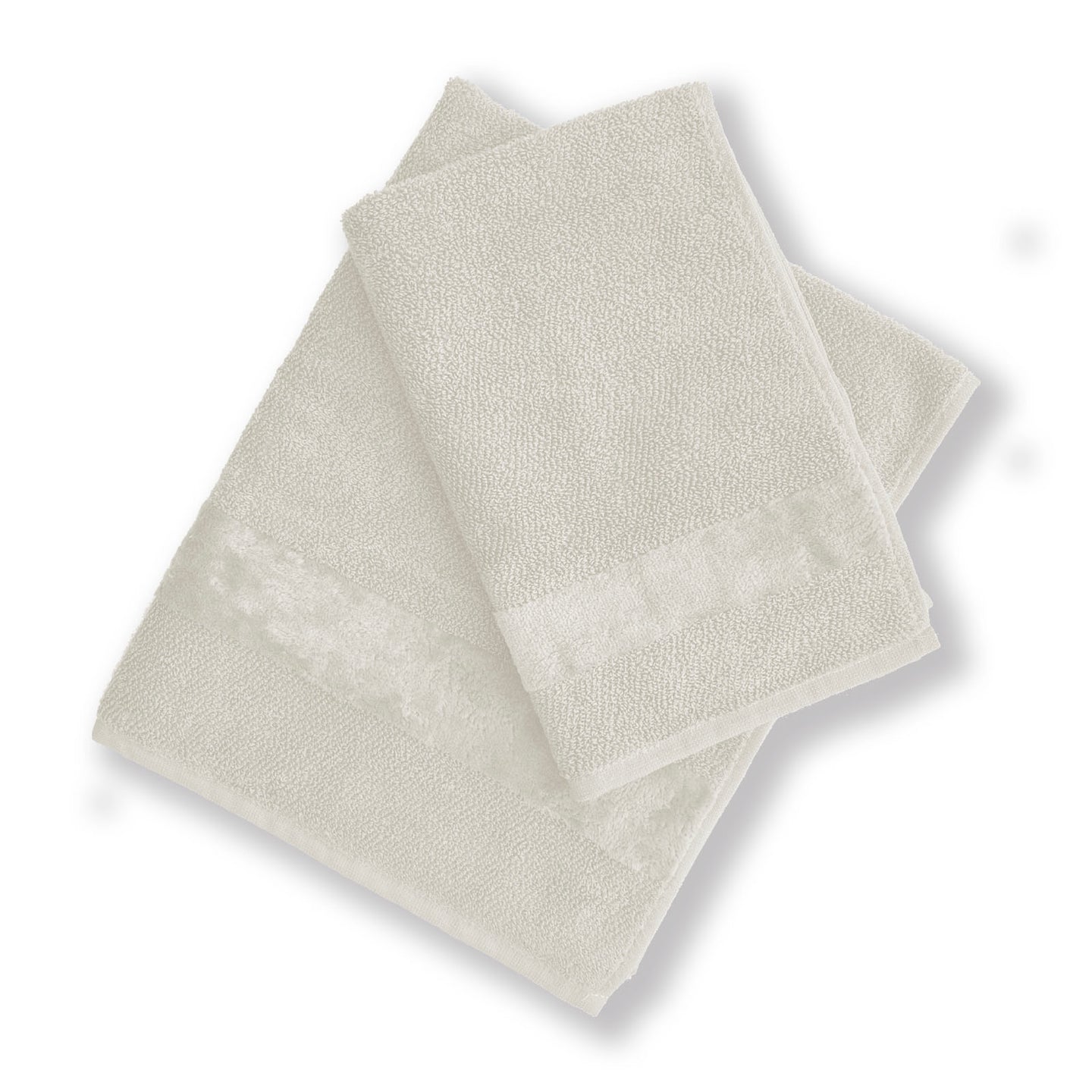 Asciugamano con Ospite Carrara Fyber New Fyber Tinta Unita in Spugna