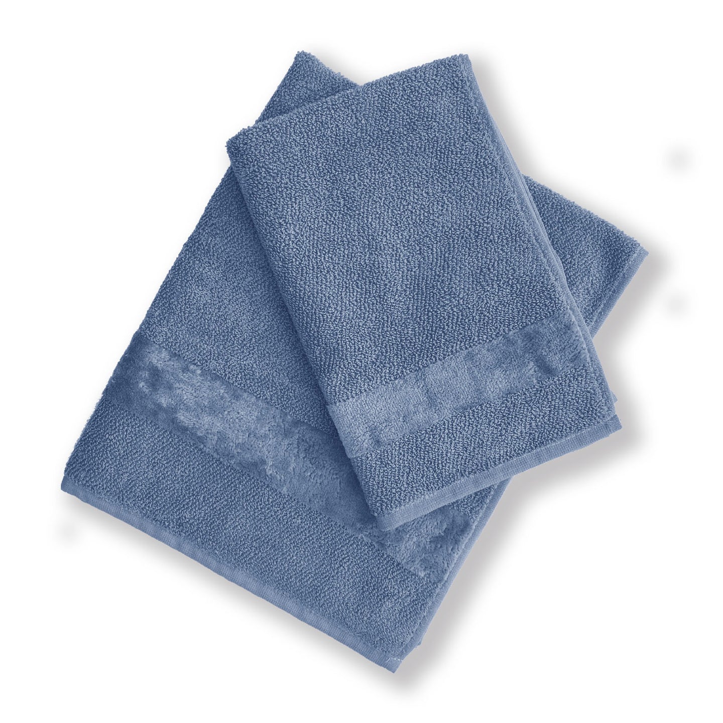 Asciugamano con Ospite Carrara Fyber New Fyber Tinta Unita in Spugna