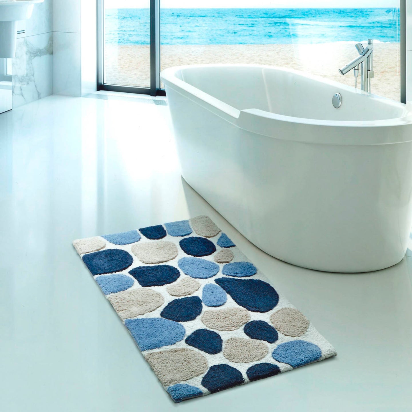 Tappeto d'arredo Carrara Brighton Moderno in Spugna