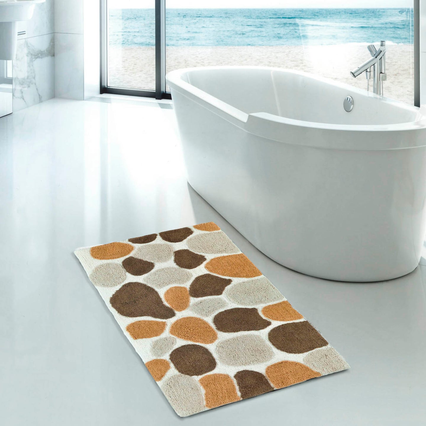 Tappeto d'arredo Carrara Brighton Moderno in Spugna