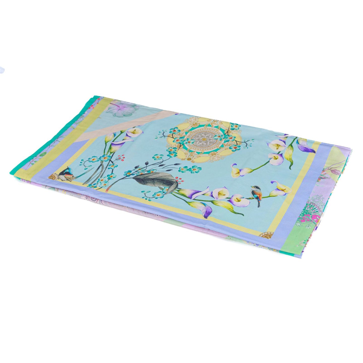 Telo arredo Copridivano Grandecor Mirabello Valencia Moderno in Percalle Luisiana