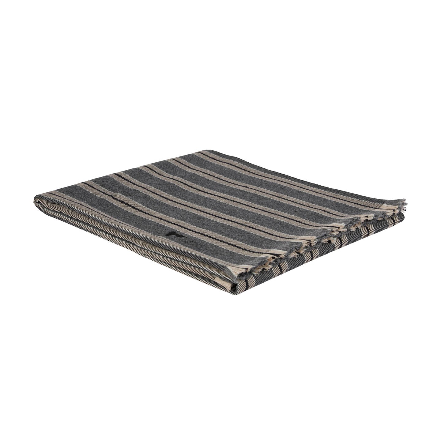 Telo arredo Copridivano in Plaid Grandecor Trussardi Regimental Geometrico in Tinto in Filo