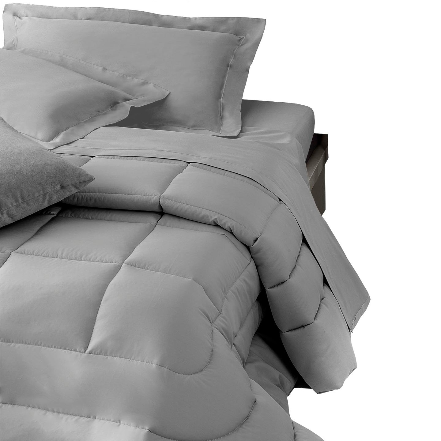 Trapunta Mirabello Brera Precious sateen Tinta Unita in Raso di cotone