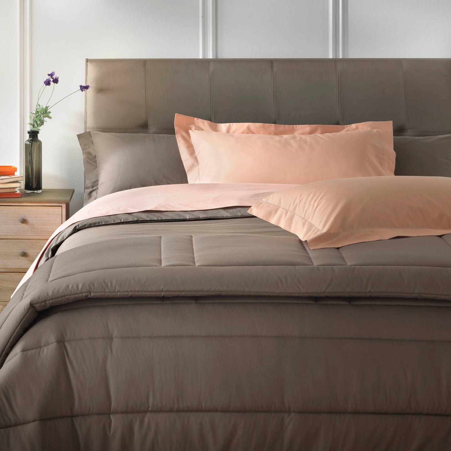 Trapunta Mirabello Luisiana Louisiana Tinta Unita in Percalle Luisiana