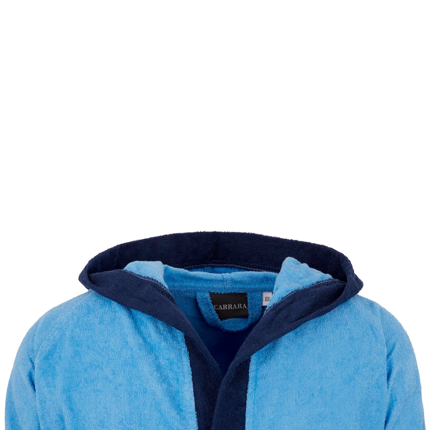 Accappatoio con Cappuccio Carrara Fyber Voyage Moderno in Spugna