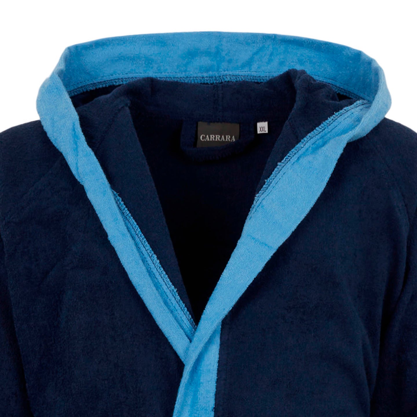 Accappatoio con Cappuccio Carrara Fyber Voyage Moderno in Spugna