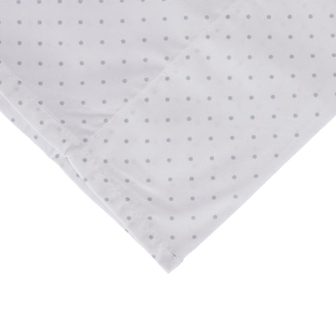 Completo Lenzuola Mirabello Luisiana Plumetis Geometrico in Percalle