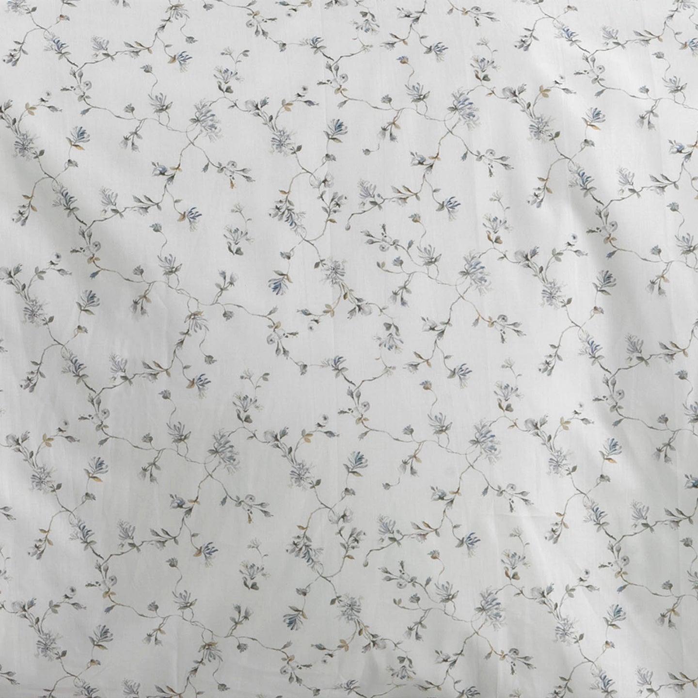 Copripiumino con federe Mirabello Luisiana Fleuries Floreale in Percalle