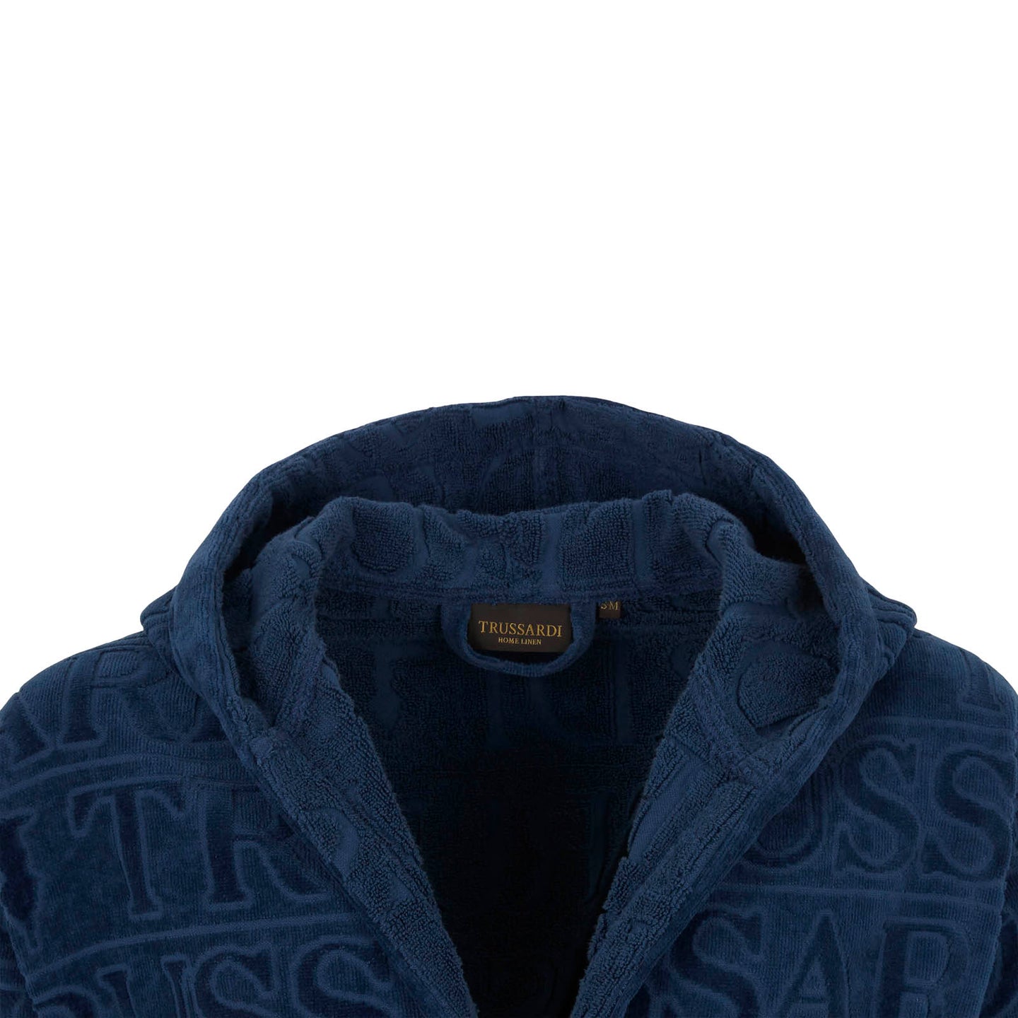 Accappatoio con Cappuccio Trussardi Overlogo Moderno in Spugna