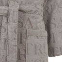 Accappatoio con Cappuccio Trussardi Overlogo Moderno in Spugna