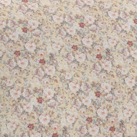 Copripiumino con federe Mirabello Luisiana Roses de provence Floreale in Percalle