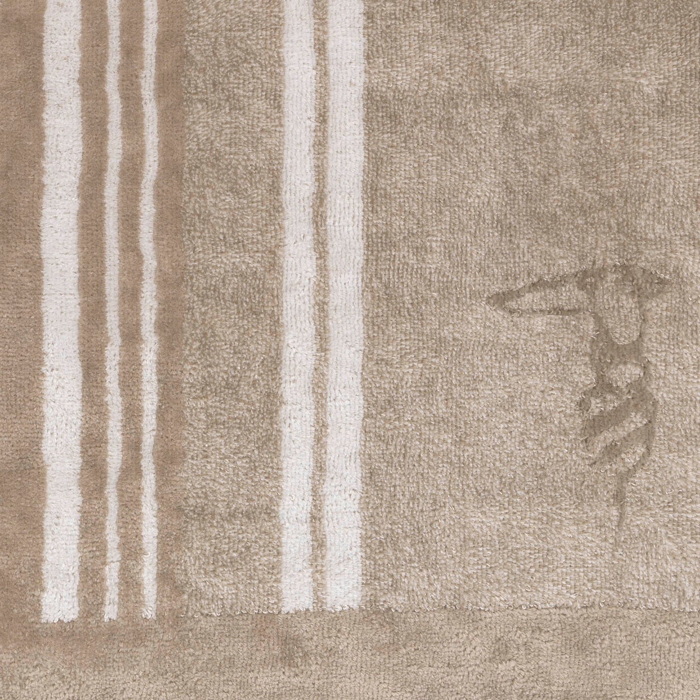 Telo Bagno Trussardi Sponge & Stripes Moderno in Spugna