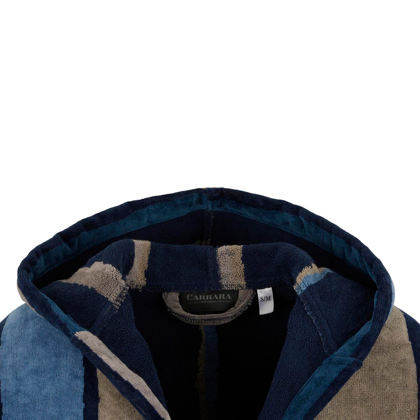 Accappatoio con Cappuccio Carrara Amorgos Moderno in Spugna