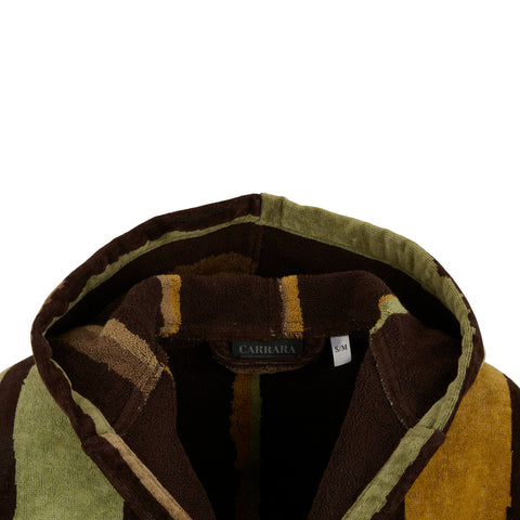 Accappatoio con Cappuccio Carrara Amorgos Moderno in Spugna