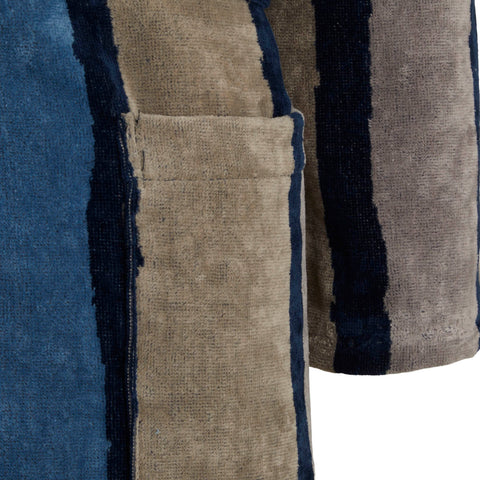 Accappatoio con Cappuccio Carrara Amorgos Moderno in Spugna