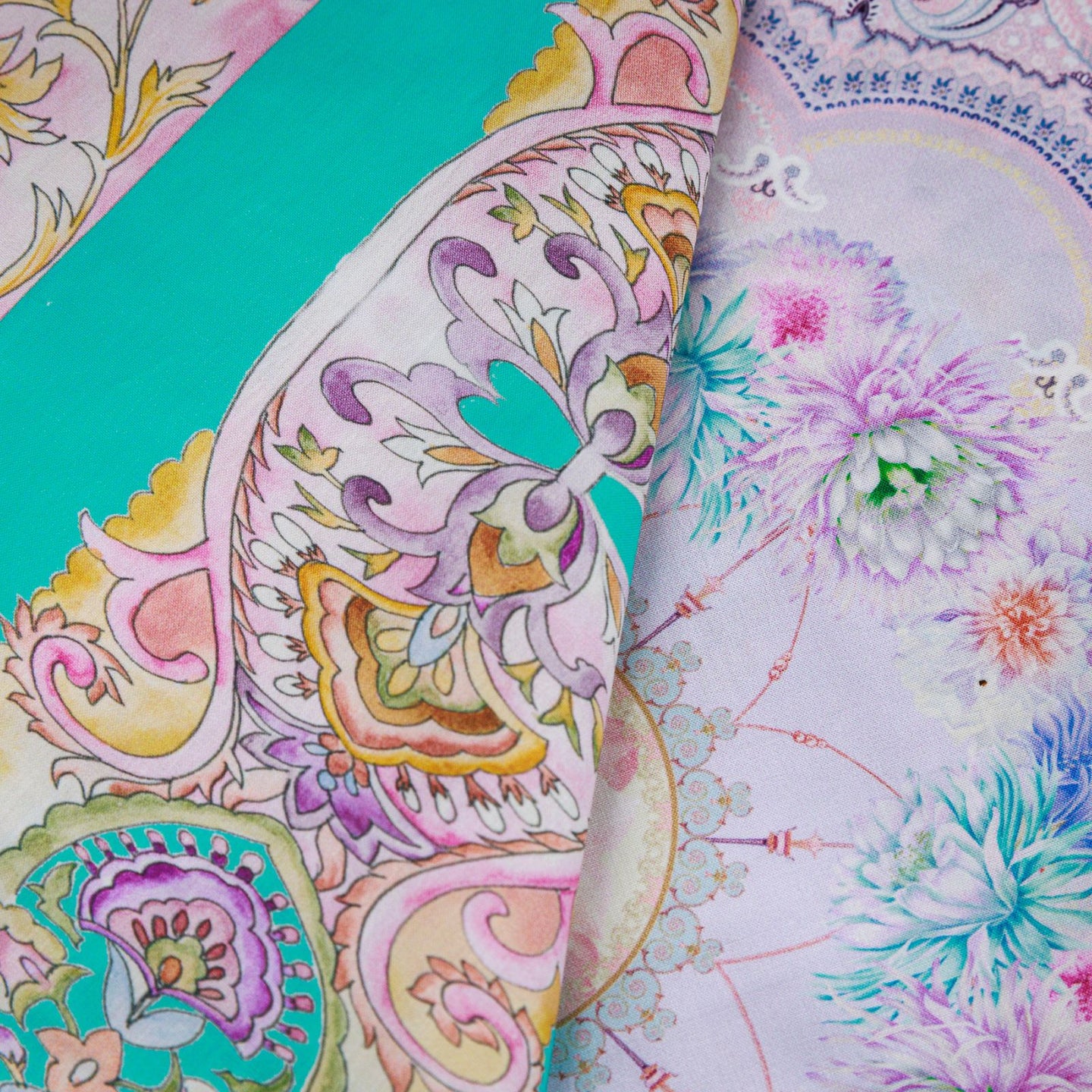 Telo arredo Copridivano Grandecor Mirabello Valencia Moderno in Percalle Luisiana