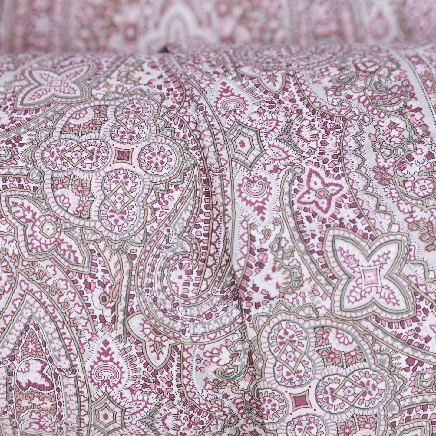 Completo Copripiumino Emporium Royal paisley Moderno in Percalle