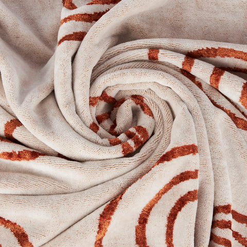 Telo Bagno Carrara Bronze circles Moderno in Spugna