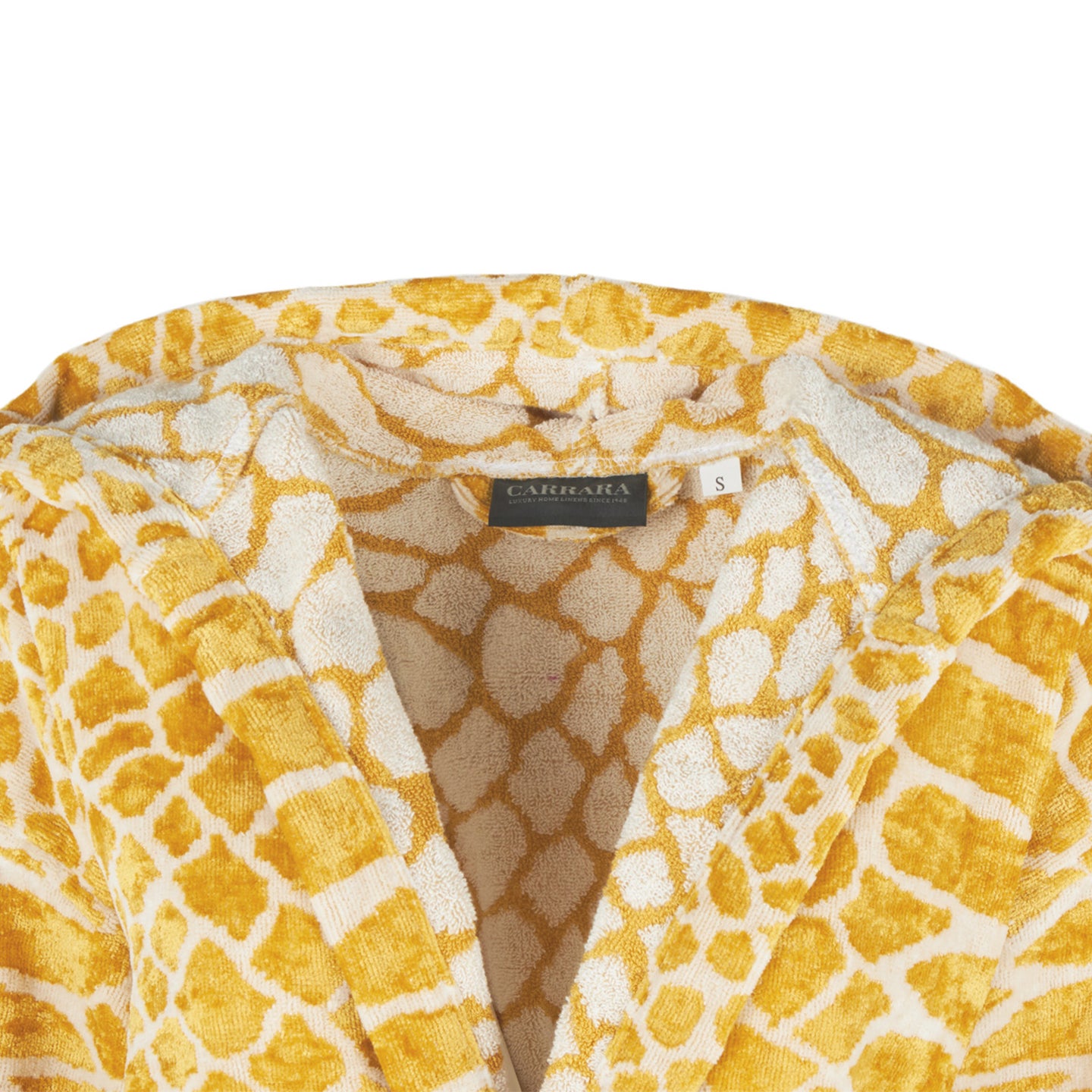 Accappatoio con Cappuccio Carrara Gold taipan Moderno in Spugna