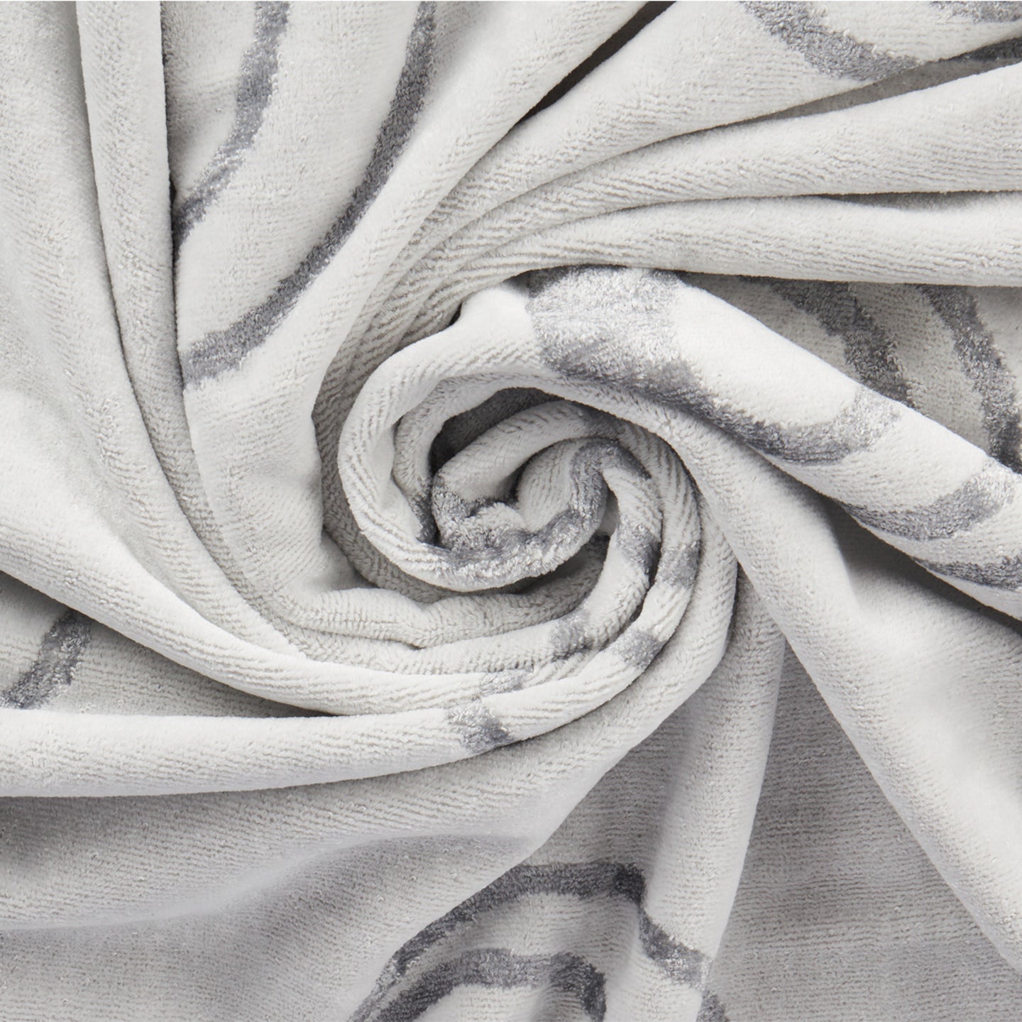 Telo Bagno Carrara Silver circle Moderno in Spugna