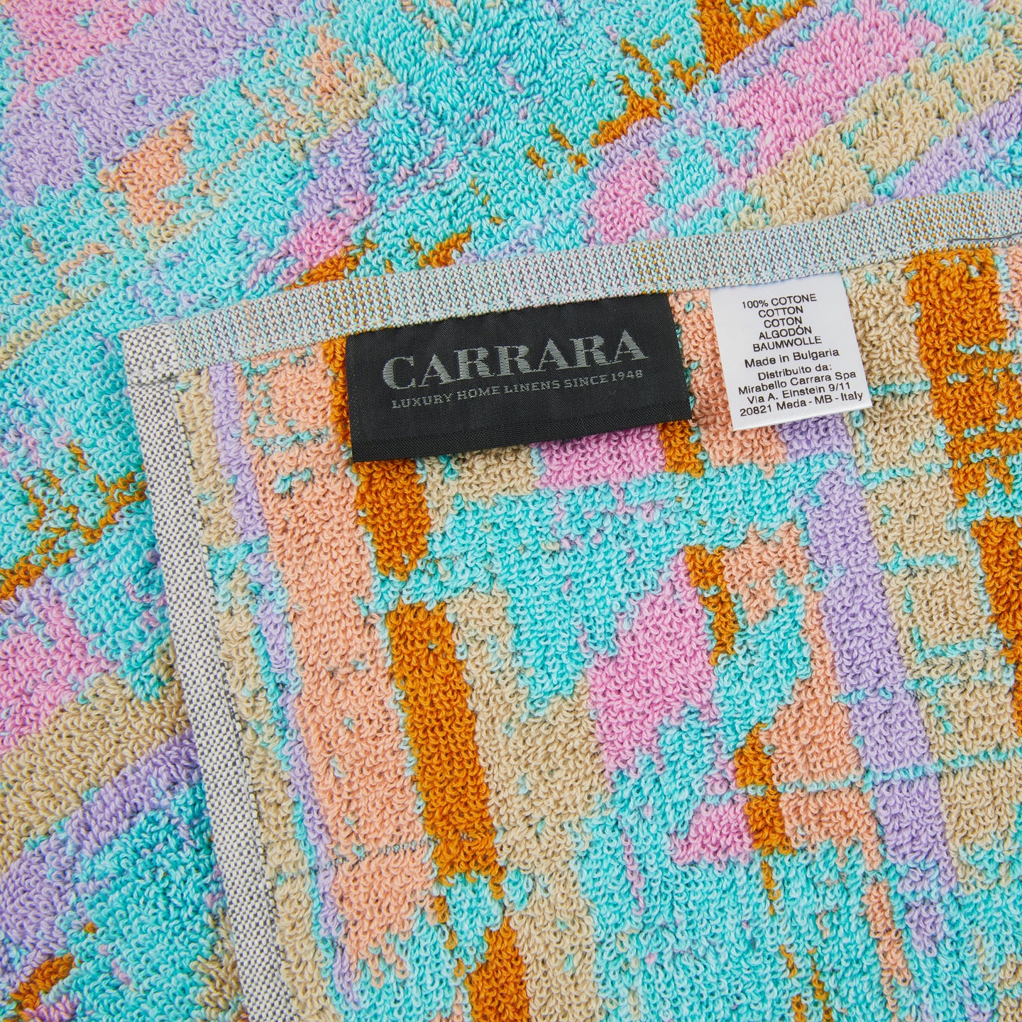 Asciugamano con Ospite Carrara Glamour Moderno in Spugna