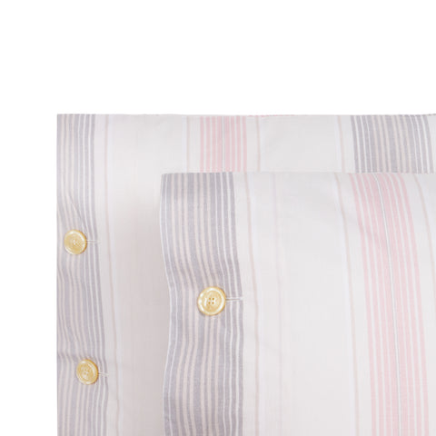 Lenzuolo copriletto con federe Bellora Regimental Geometrico in Percalle