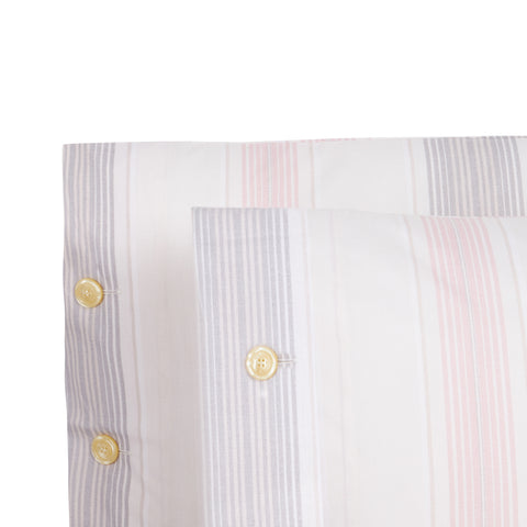 Copripiumino con federe Bellora Regimental Geometrico in Percalle