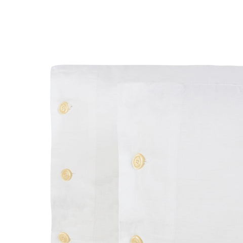 Lenzuolo copriletto con federe Bellora Violino Tinta Unita in Misto lino