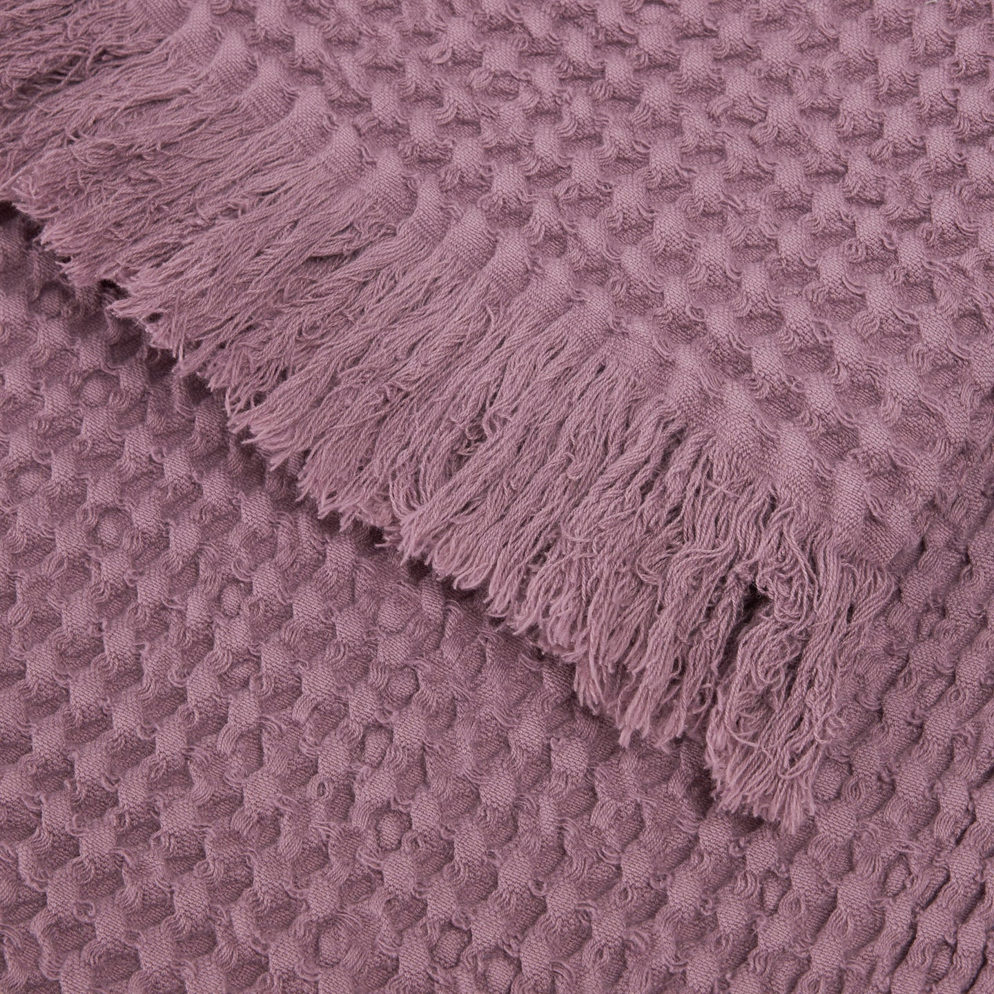 Telo arredo Copridivano in Plaid Grandecor Bellora Stone Tinta Unita in Nido d'ape