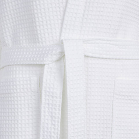 Accappatoio con Cappuccio Bellora Ape Tinta Unita in Nido d'ape