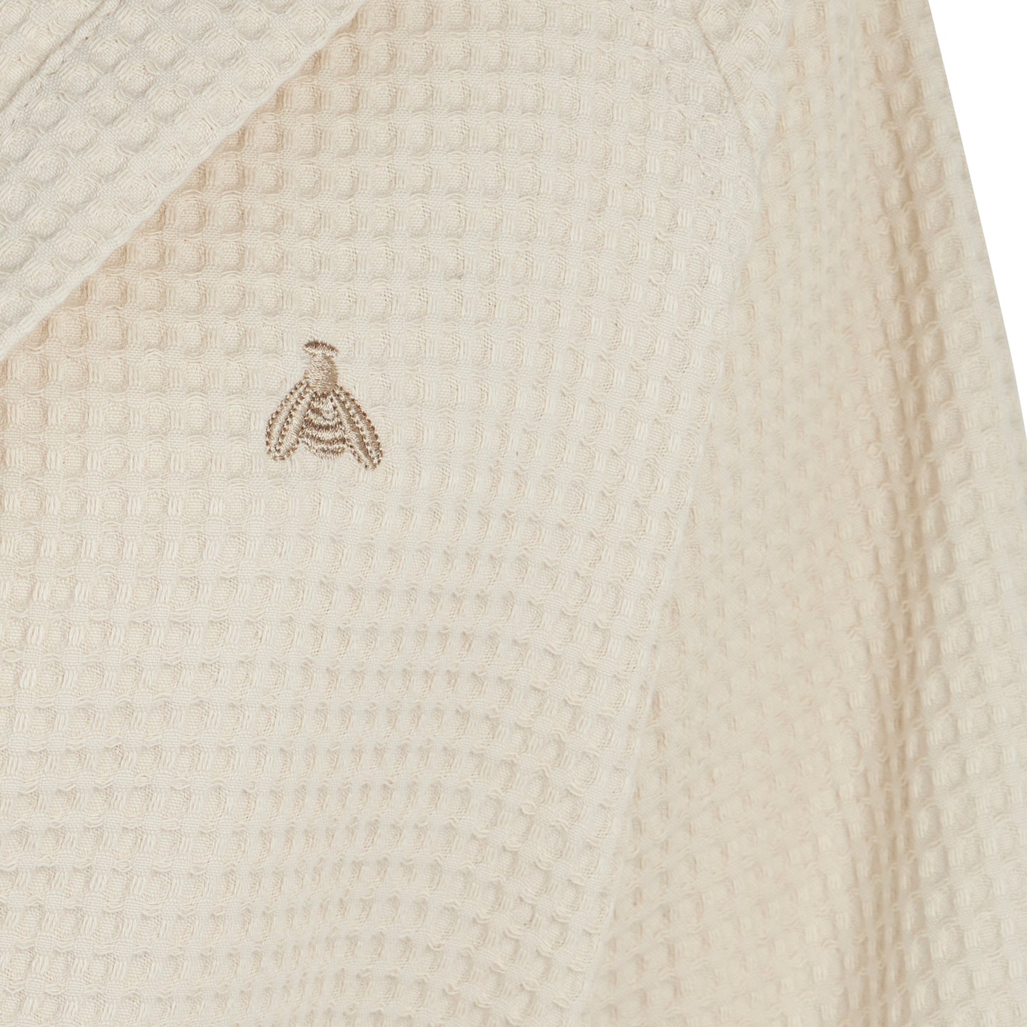 Accappatoio con Cappuccio Bellora Ape Tinta Unita in Nido d'ape