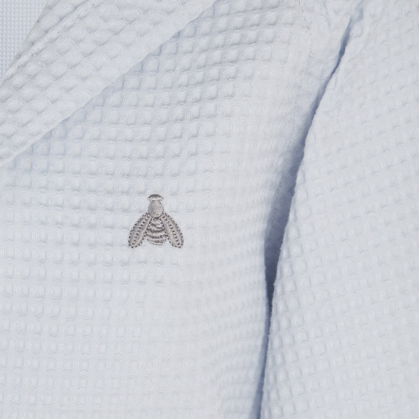 Accappatoio con Cappuccio Bellora Ape Tinta Unita in Nido d'ape