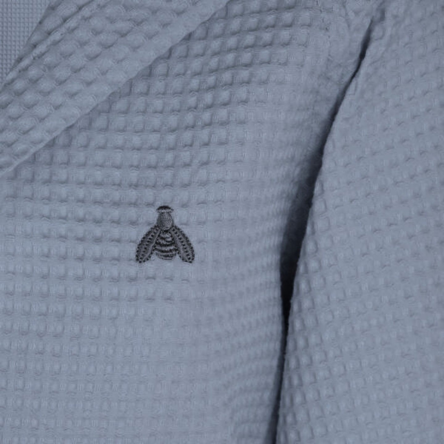 Accappatoio con Cappuccio Bellora Ape Tinta Unita in Nido d'ape