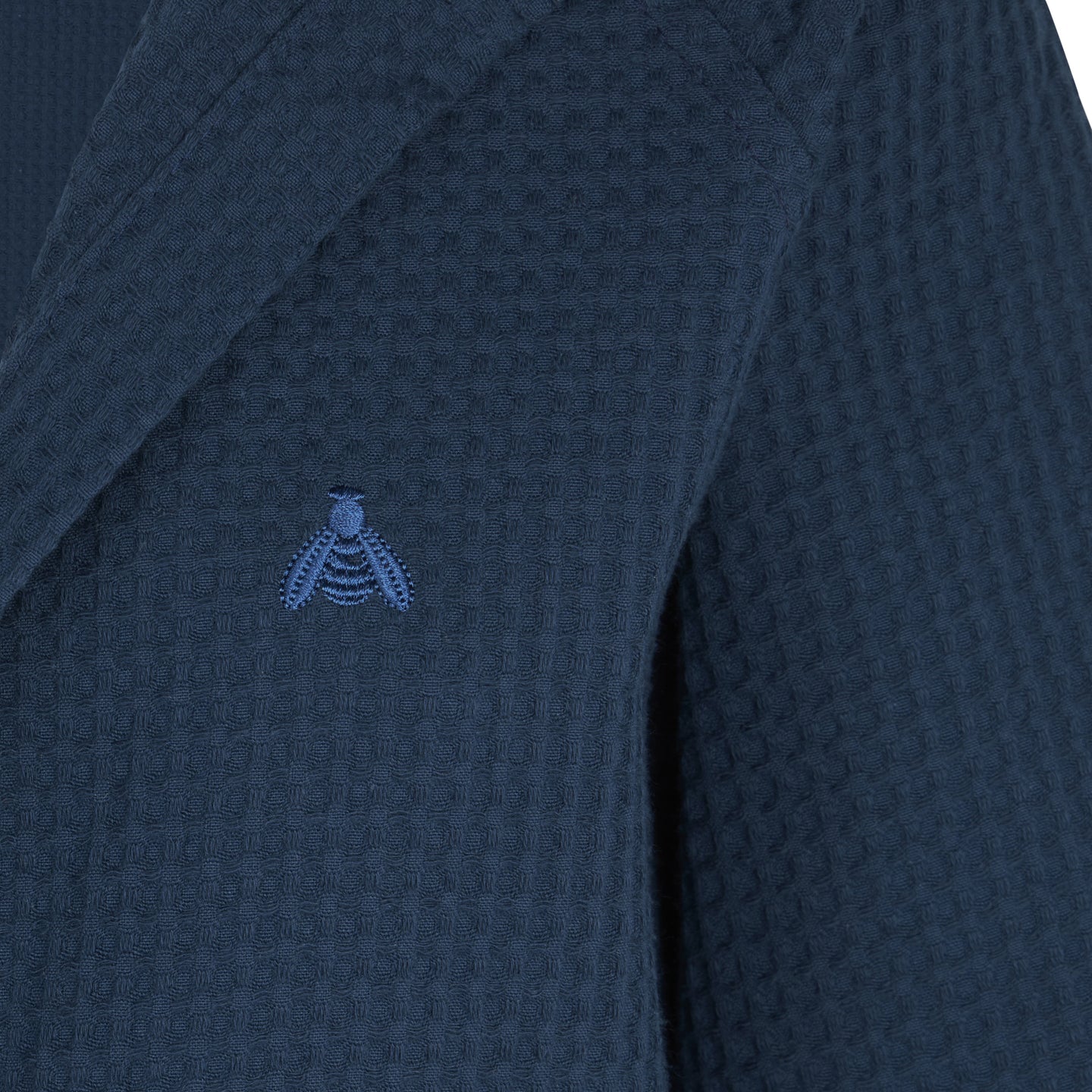 Accappatoio con Cappuccio Bellora Ape Tinta Unita in Nido d'ape