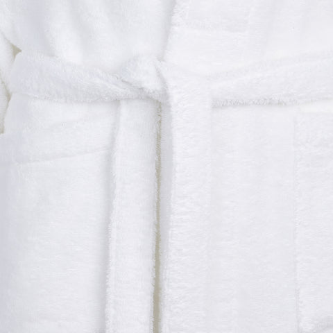 Accappatoio a Scialle Bellora Fiocco Tinta Unita in Spugna