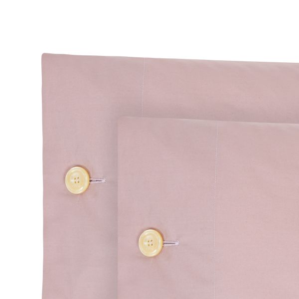 Coppia Federe Bellora Percolours Tinta Unita in Percalle