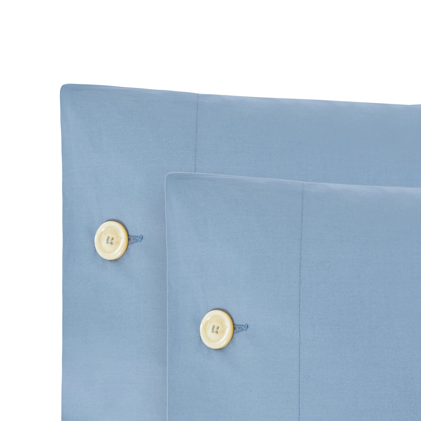 Coppia Federe Bellora Percolours Tinta Unita in Percalle